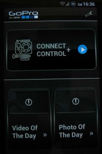go pro wifi connect Control app